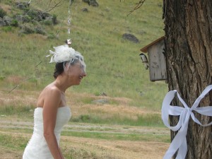 bride and bird